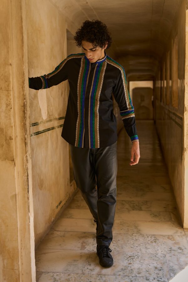 Placement Embroidered Shirt - Image 6