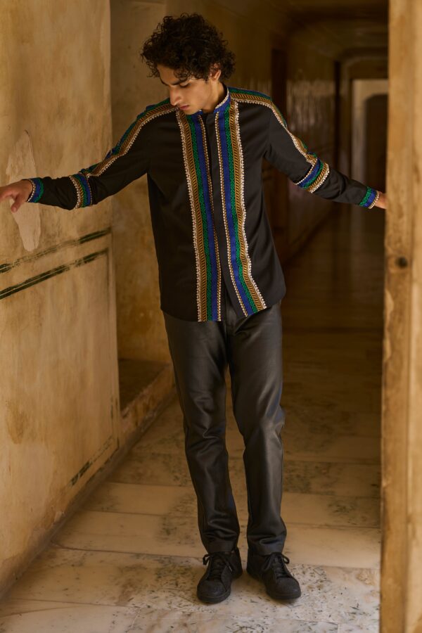 Placement Embroidered Shirt - Image 8