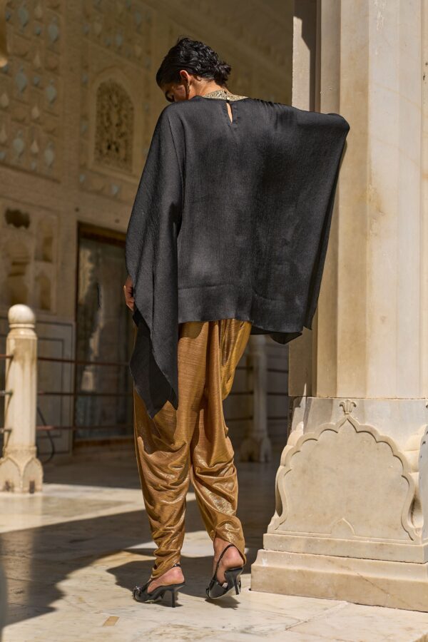 Gota Embroidered Kaftan Top - Image 6