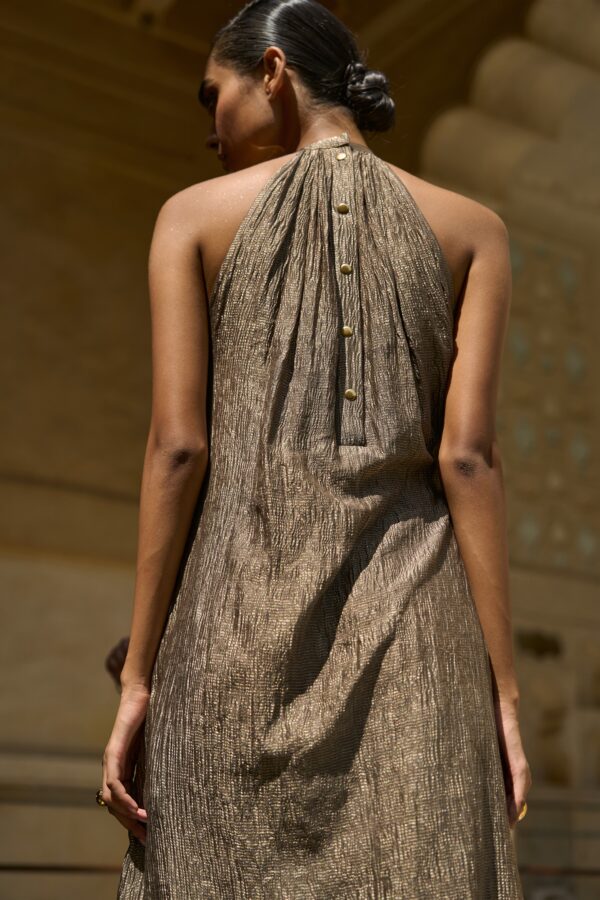 Tissue Halter Dress - Image 6