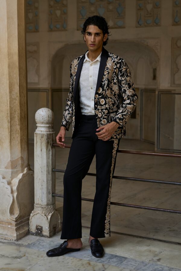 Embroidered Jacket, Shirt and Pant - Image 3