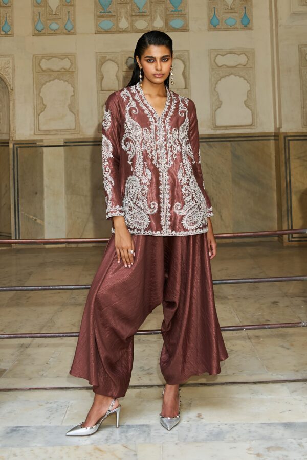 Silver Sienna Embroidered Top - Image 2