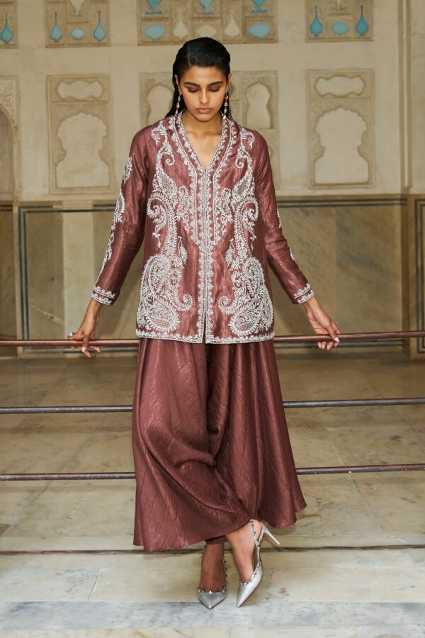 Silver Sienna Embroidered Top - Image 4