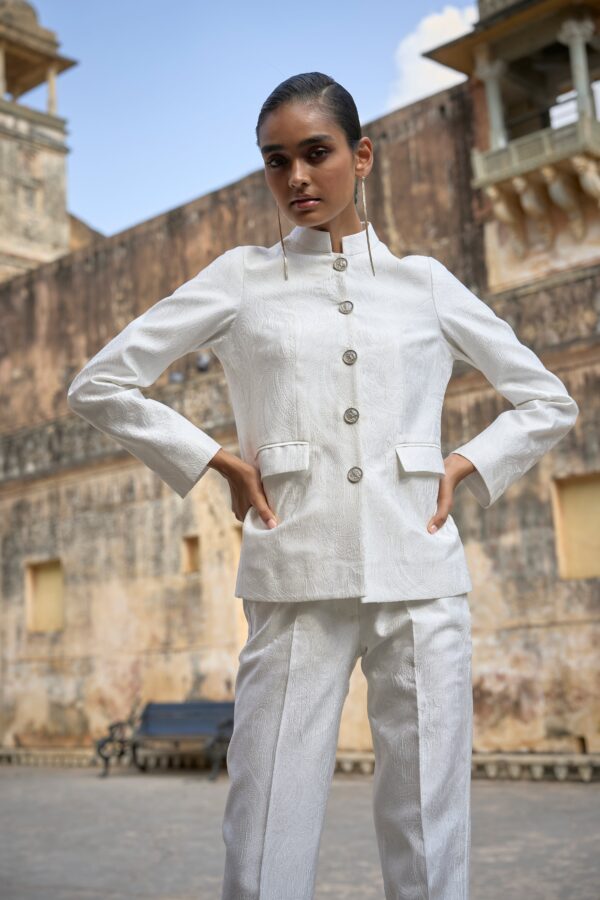 Ivory Bandgala Jacket - Image 2