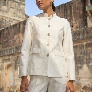 Ivory Bandgala Jacket