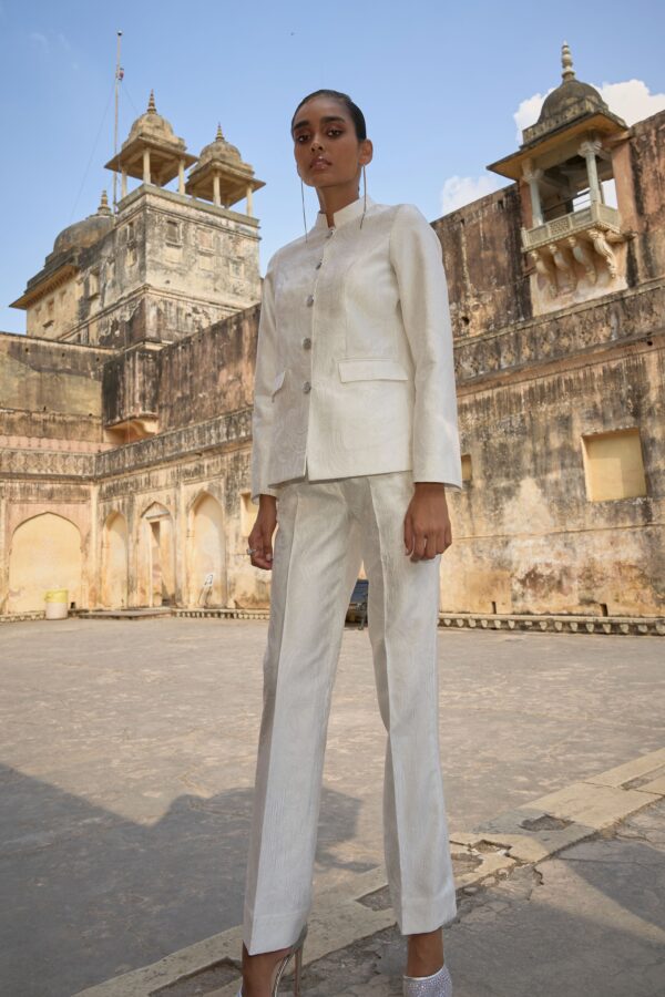 Ivory Bandgala Jacket - Image 3