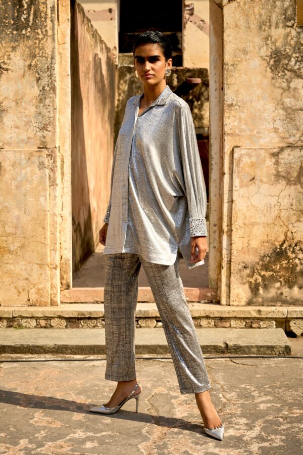 Silver Knit Pant - Image 9