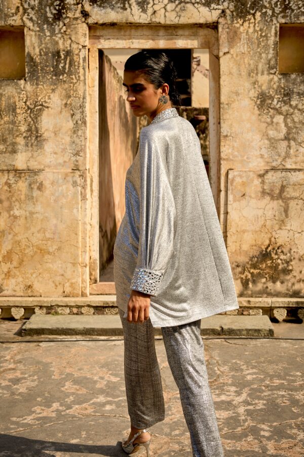 Silver Mirror Pant Set - Image 8