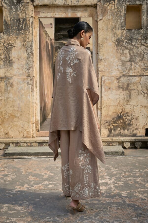 Embroidered Wide-Legged Pant - Image 7