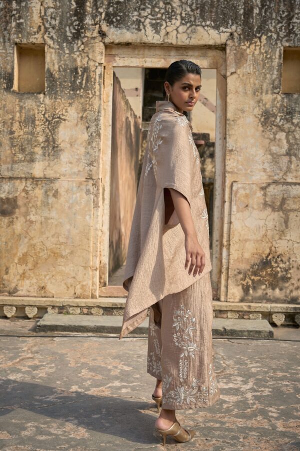 Embroidered Wide-Legged Pant - Image 6