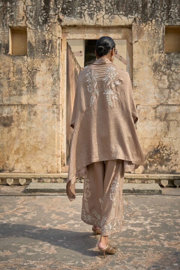 Embroidered Wide-Legged Pant - Image 8