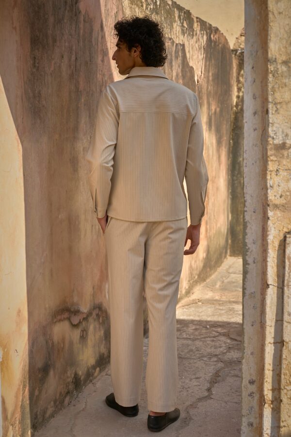 Pinstripe Zip Shirt - Image 17
