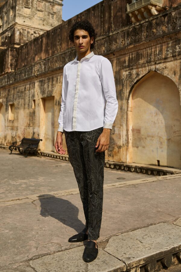 Jacquard Detail Shirt - Image 3