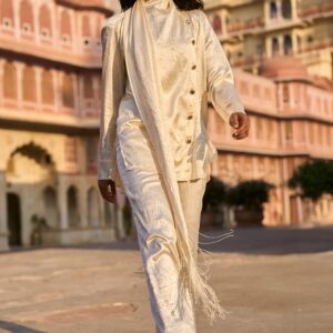 Crushed Draped Scarf and Pant