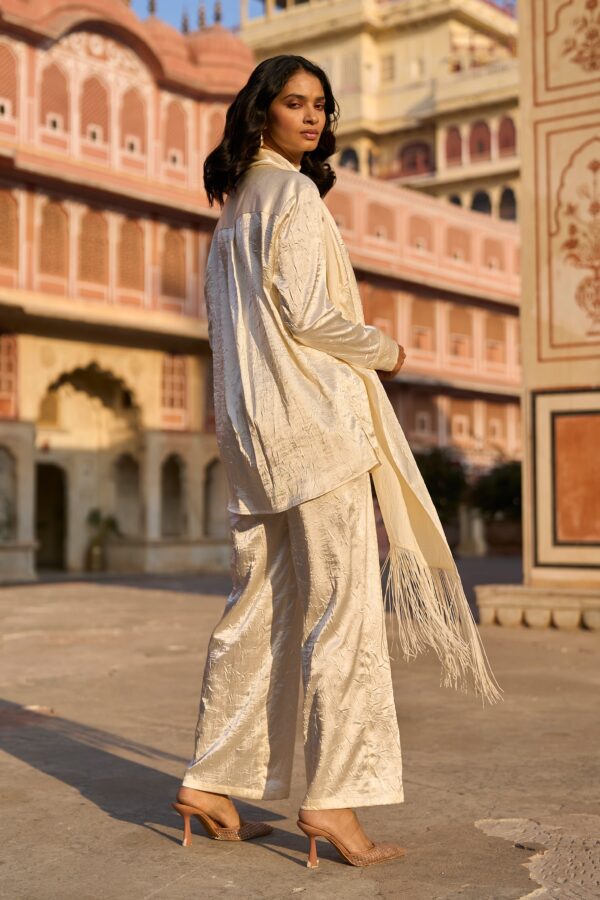 Crushed Draped Scarf and Pant - Image 8