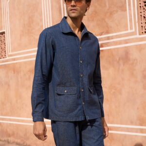 Denim Patch Pocket Set
