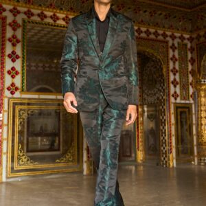 Textured Jacquard Pant