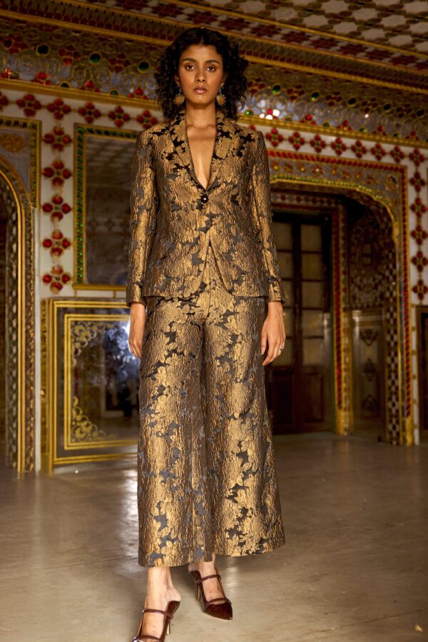 Floral Brocade Suit - Image 2