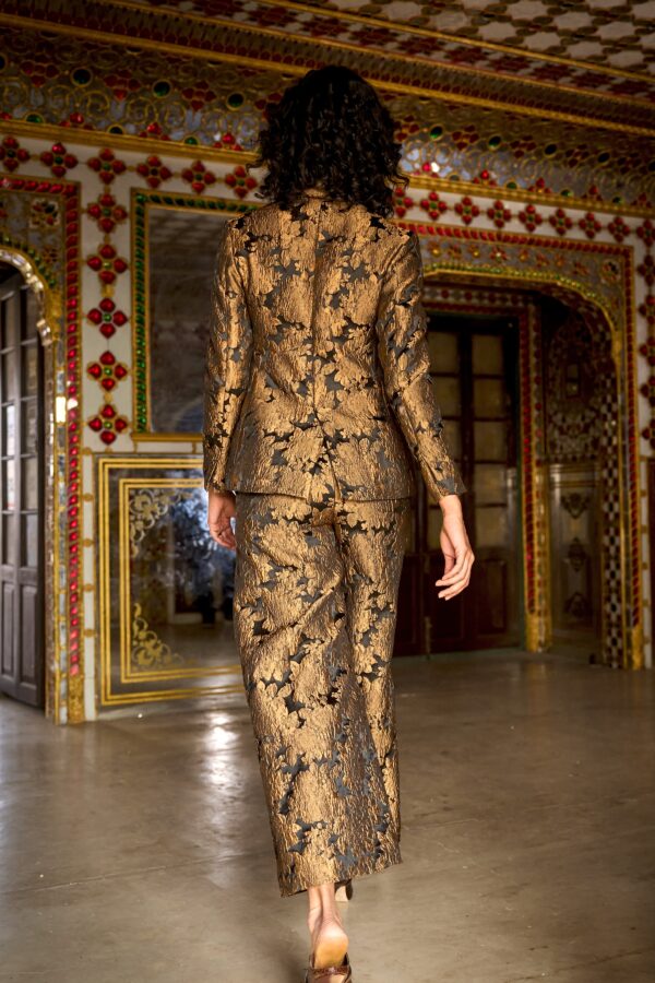 Brocade Wide Legged Pant - Image 3