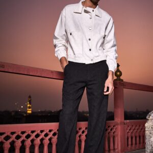Denim Patterned Pant