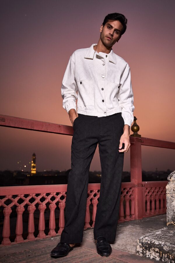 Denim Patterned Pant