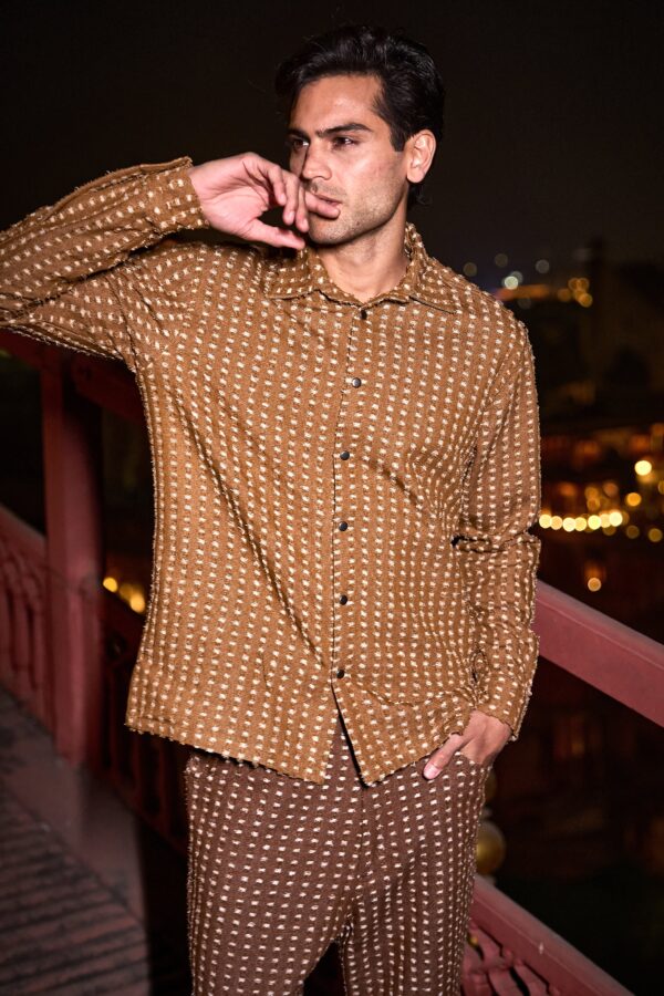 Patterned Denim Shirt - Image 2