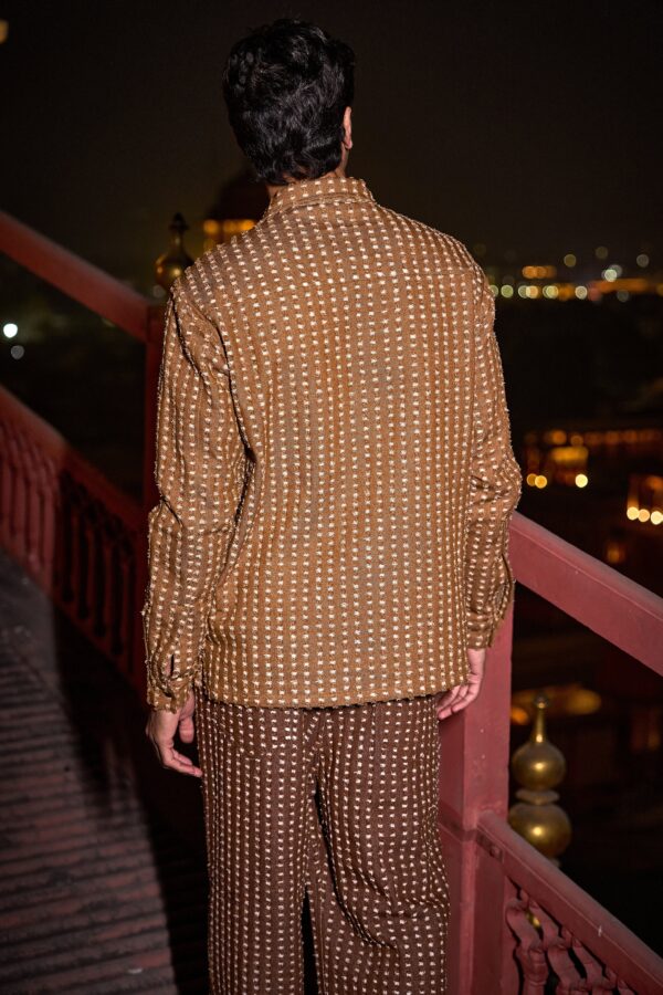 Patterned Denim Shirt - Image 4