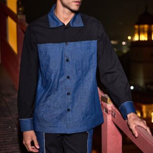 Black/Indigo Shirt