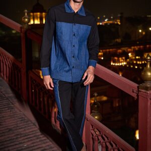 Black/Indigo Pant
