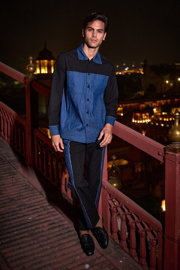 Black/Indigo Pant