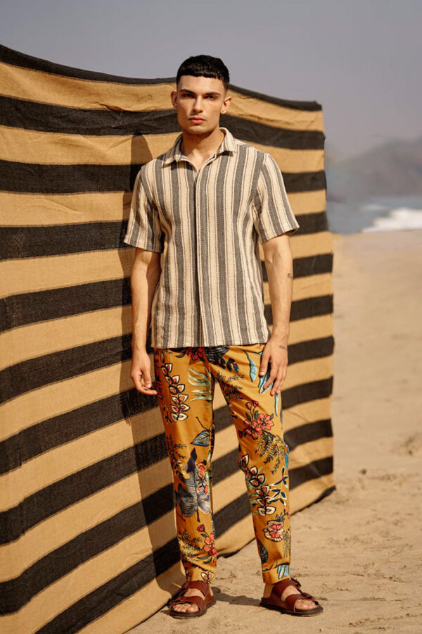 Stripe Textured Shirt - Image 3