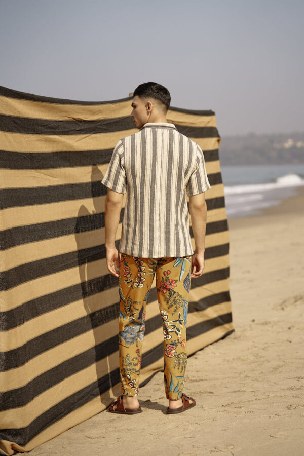 Mustard Printed Pant - Image 8