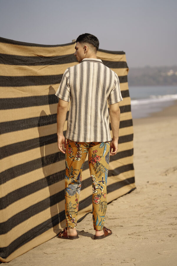 Mustard Printed Pant - Image 9