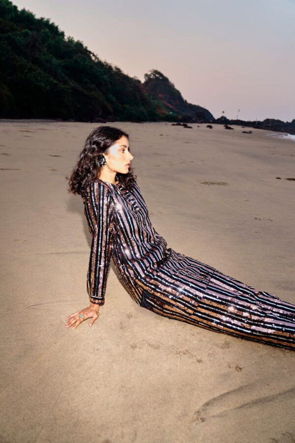 Sequin Stripe Pant - Image 10