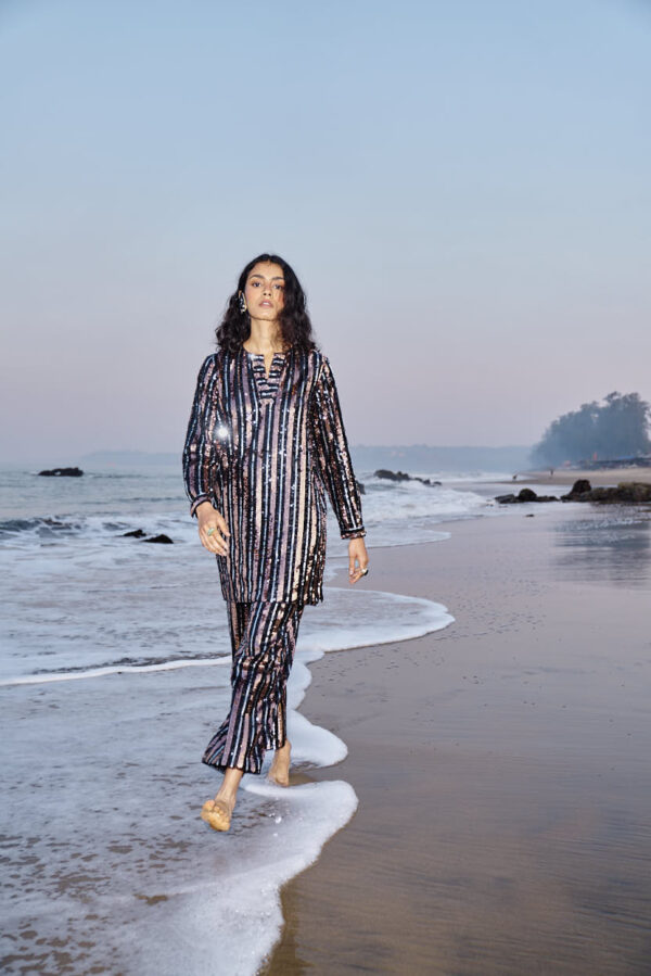 Sequin Stripe Pant - Image 9