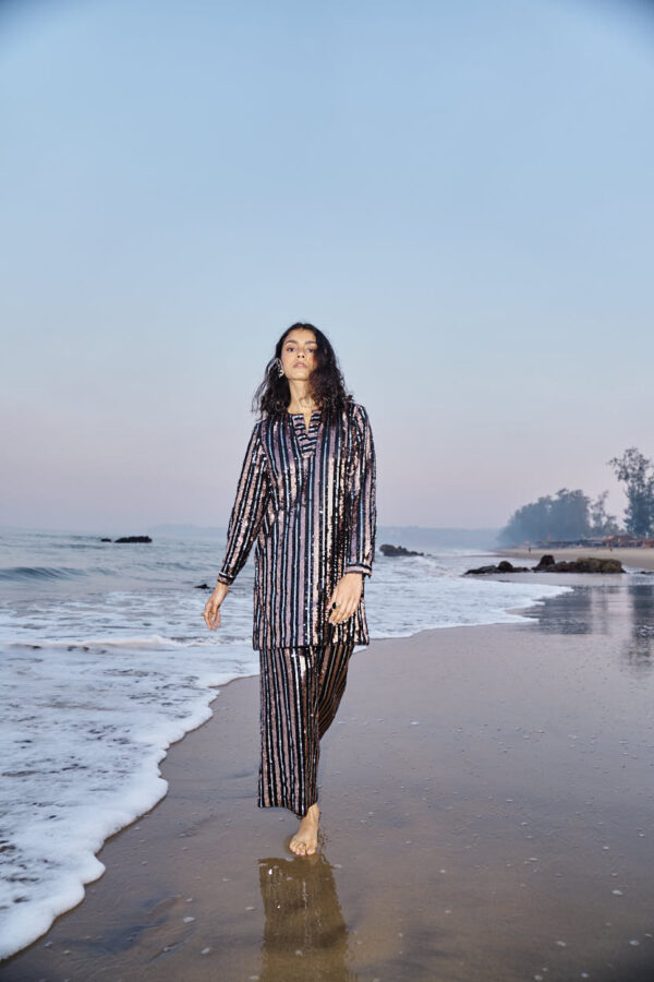 Sequin Stripe Long Set - Image 19