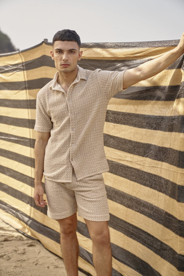 Textured Lace Shorts - Image 4