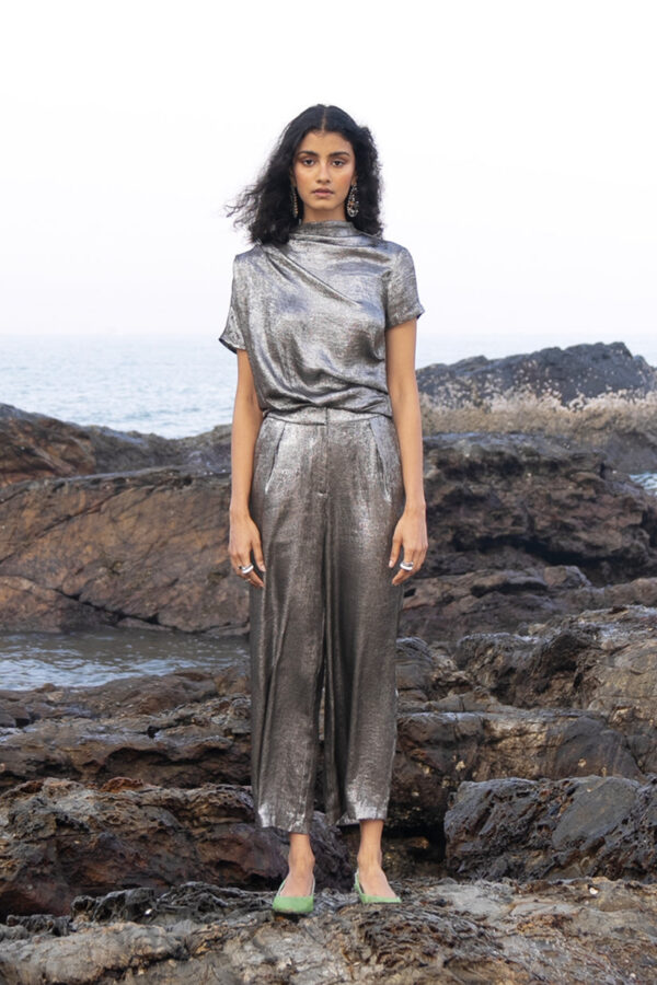 Draped Lamé Set - Image 3