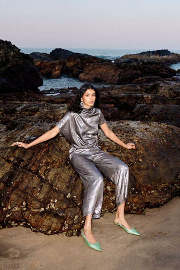 Draped Lamé Set - Image 11