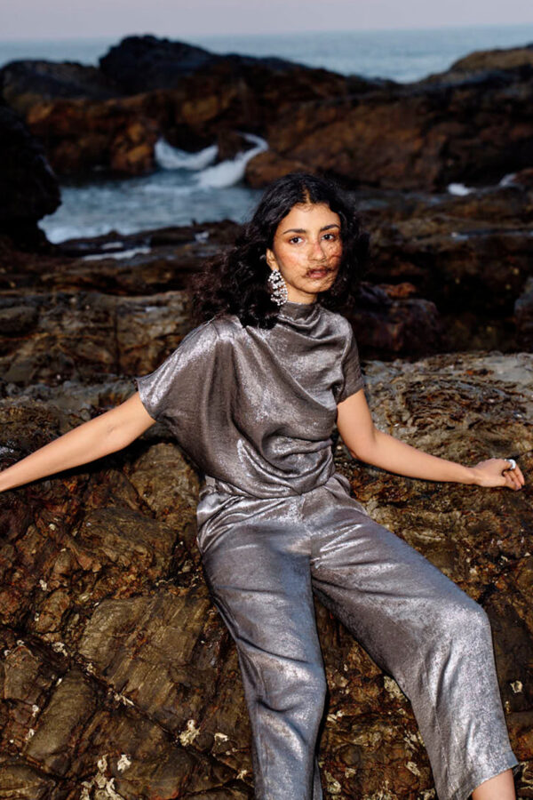 Draped Lamé Set - Image 24