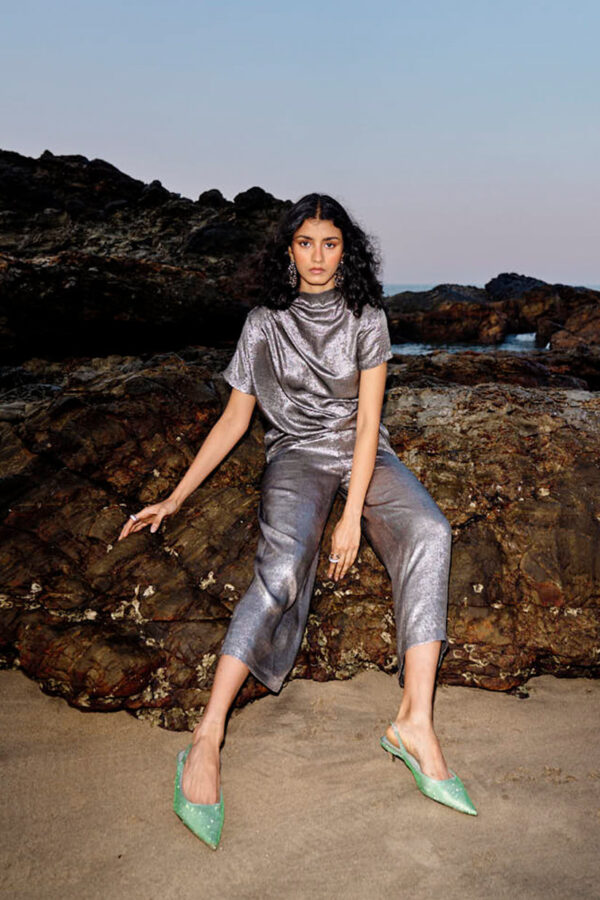 Draped Lamé Set - Image 19