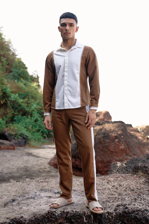 Stitched & Blocked Pant