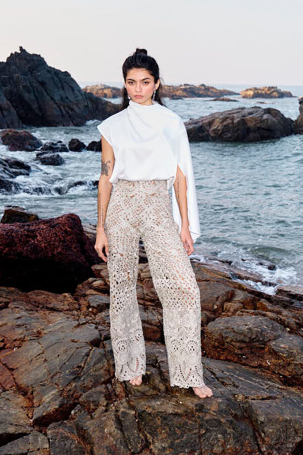 Metallic Lace Pant - Image 7