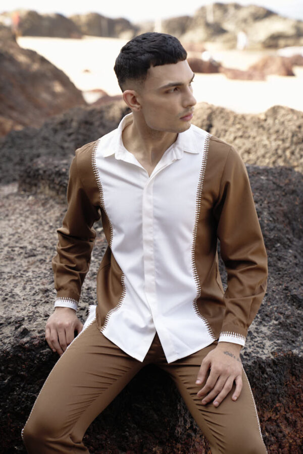 Stitched & Blocked Shirt - Image 15