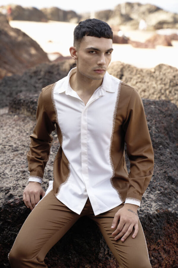 Stitched & Blocked Shirt - Image 13