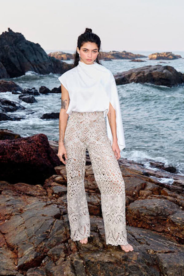 Metallic Lace Pant - Image 8