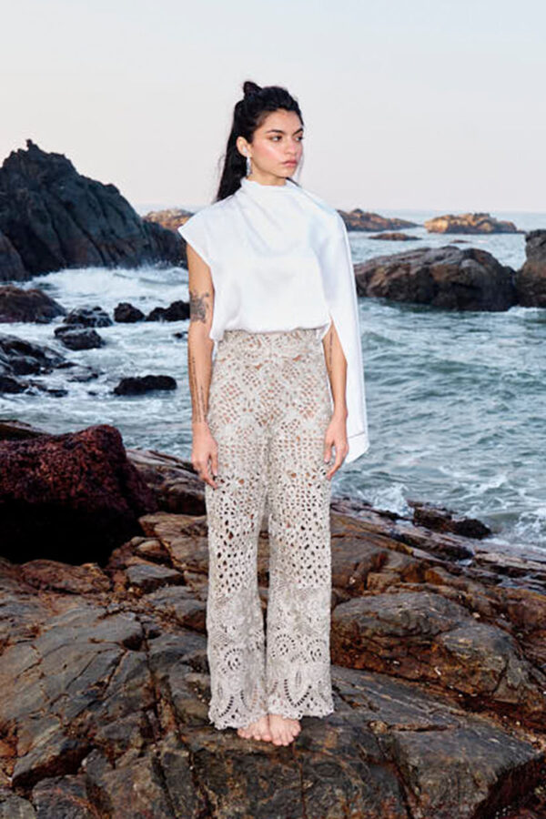 Metallic Lace Pant - Image 11