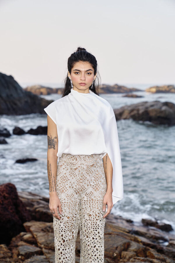 Metallic Lace Pant - Image 12