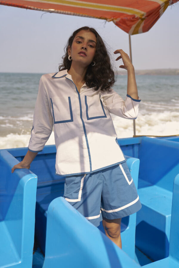 Contrast Piped Shirt - Image 8