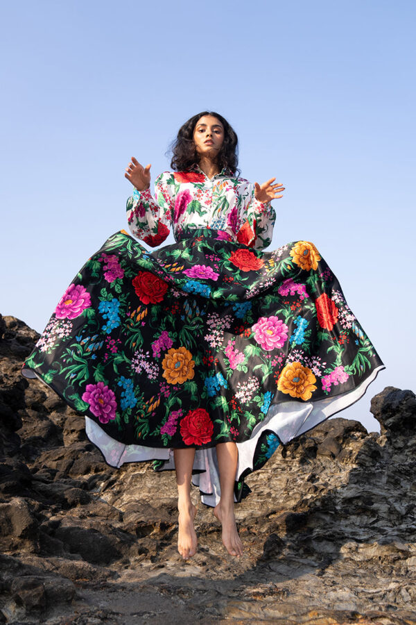 Floral Printed Maxi Skirt Set - Image 20
